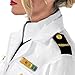 fun shack Boat Captain Costume for Women, Navy Sailor Outfit, Nautical Captain Attire, Perfect for Parties and Events, X-Large