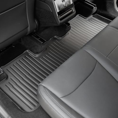 Image of Weize New 2025 2026 Tesla Model Y Juniper Floor Mats and Cargo Liners 5-Seat All Weather Non-Slip Floor Liners and Cargo Trunk Mats Accessories, Set of 6 Mats (ONLY for Tesla Model Y Juniper)