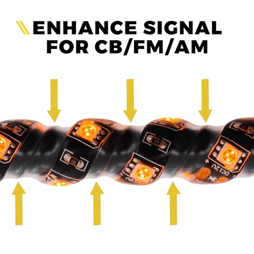 Xprite 4FT LED Amber Antenna