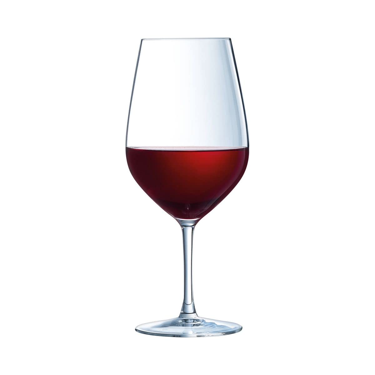 Chef&Sommelier - Collezione Sequence - 6 calici da 74 cl in cristallo, design classico, armonico ed elegante, resistenza fuori standard, trasparenza assoluta