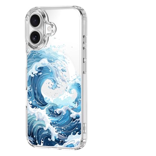 Coque de téléphone magnétique iPhone 16 contre les chutes et rayures