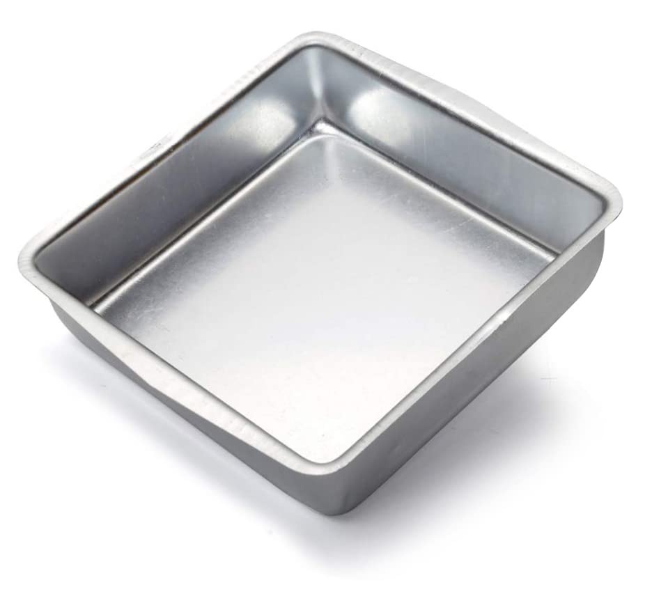 Prime Bakers and Moulders Square Shape Aluminium Cake Mould Baking Tray pan for Oven 2