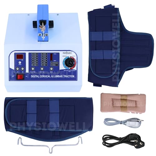 Physiowell Advance Cervical Lumber Traction (Digital Mode) Traction Machine for Physiotherapy Machine for Lumber Cervical Neck Traction Device
