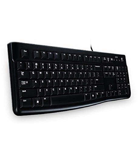Preisvergleich Produktbild Logitech K120 Tastatur USB Hebräisch Schwarz - Tastaturen (Standard, Verkabelt, USB, Schwarz)