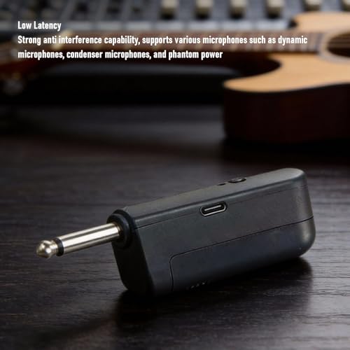 Sistema inalámbrico de micrófono XLR Yunseity, transmisor y receptor inalámbrico 2.4G con baja latencia y largo alcance, para micrófonos dinámicos y de condensador miniatura 5