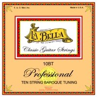 La Bella 10 cordes Baroque accordage guitare - Les Beatles, Paul McCartney, John Lennon, RIngo Starr, George Harrison La Bella 10 cordes Baroque accordage guitare