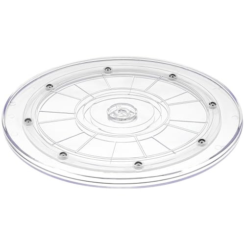 Image of 9 inch Acrylic Clear Lazy Susan Turntable