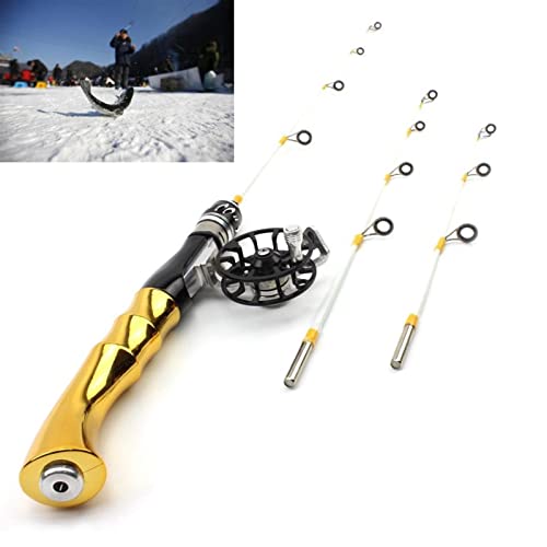 Visstang/visserspaal Winter Ijs Hengels en Reel Set Superhard Outdoor Carp Fishing Tackle Outdoor Sports Handig dragen Haspelcombo's (Color : Blue) - Image 3