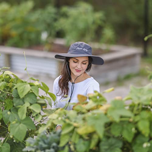 Laila And Lainey Plant Lady Wide Brim Gardening Hat - Waterproof Sun Hat thumb #5