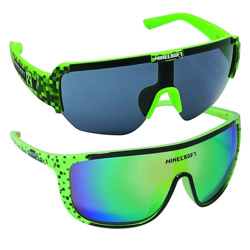 ARKAID MINECRAFT Boys Sunglasses 2 Pack | UV 400 | One Size Fits Most Kids