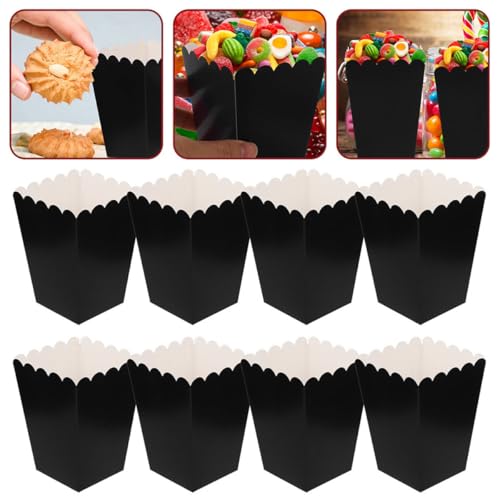 Boîtes à popcorn carton blanc conteneurs papier snacks fêtes - 7