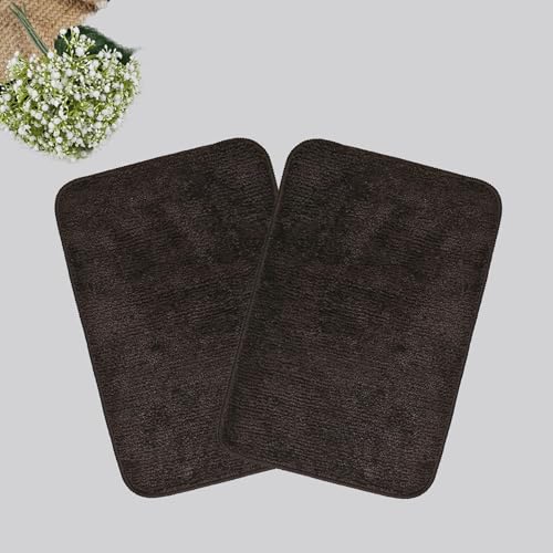 Image of Anti Slip Backing Soft Washable Anti Skid Rug for Bedroom, Living Room & Hall Home Decor (Set of 2 pc)