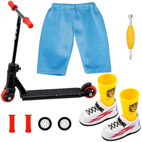 Mini Finger Scooter Set with Accessories Cover