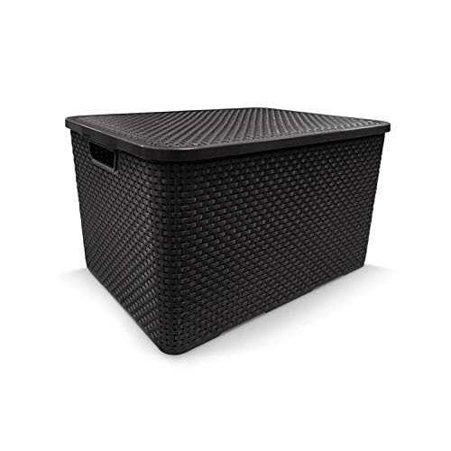 ORGANIZADOR RATTAN C TAMPA 07 LTS (PRETO)