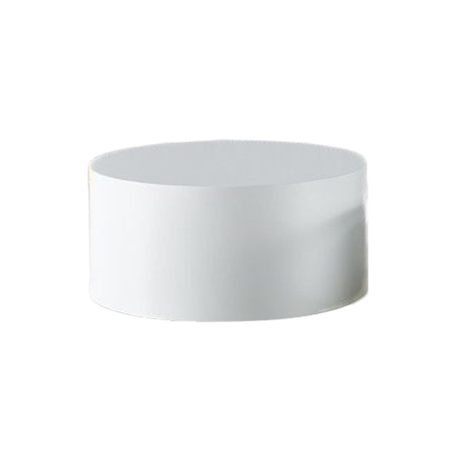 LYDBMYT Round Cylinder Pedestal Stand for Clothing Store - White Mannequin Display Base, Wedding Dress Exhibition Platform, 15.7"x15.7" (40x40cm) for Dressing Room Showcase