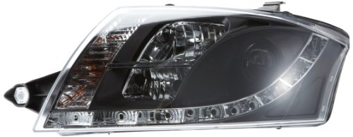 Phares Daylight à anneaux lumineux et design chrome brillant FK Automotive