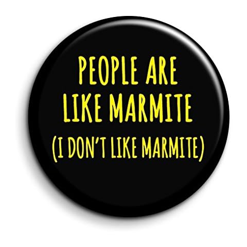 Funny Marmite Button Fridge Magnet - Small Rude Hate People Magnet - Anti-social Joke Magnet - Novelty Memo Noticeboard Magnet - Small Birthday Gift - Mini Magnet - Stocking Filler - Secret Santa Cover