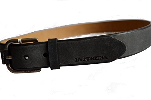 Ceinture homme en cuir La Martina finie la déformation de vos ceintures noires