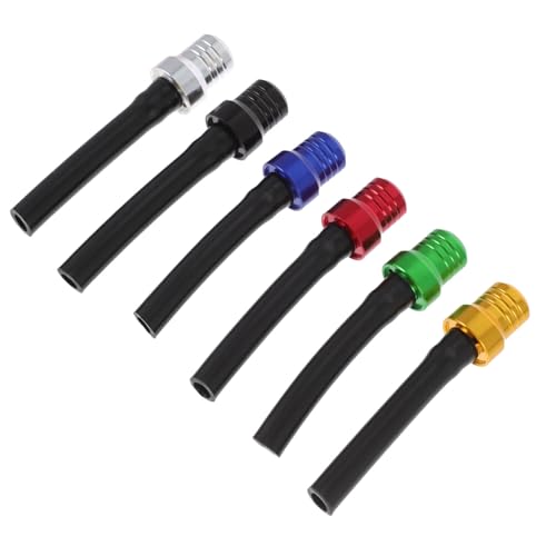 Tapones para depósito de motocicleta con manguera de silicona anti-reflujo