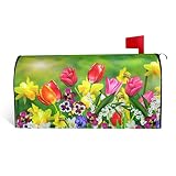 Spring Mailbox Covers Magnetic Letter Post Box Cover Wrap Decoration Welcome Home Garden Outdoor Yar