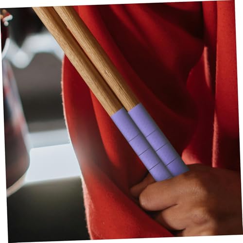 Abaodam 6-pack Drum Stick Wraps Cinta Antideslizante para Baquetas Cinta Absorbente para Suministros de Percusión miniatura 5