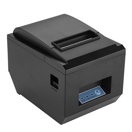 Excelvan - Impresora térmica de Recibos y Tickets (Interfaz USB, 80mm, 250mm/sec, Compatible con Andriod, Windows y Linux),...