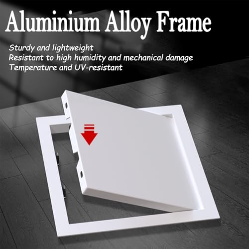 Trappe de service en aluminium pour cloison sèche et mur