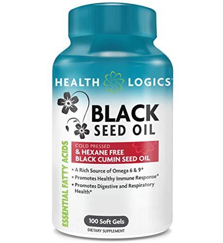 Health Logics Black Seed Oil, Cold Pressed, Rich Source of Omega 6