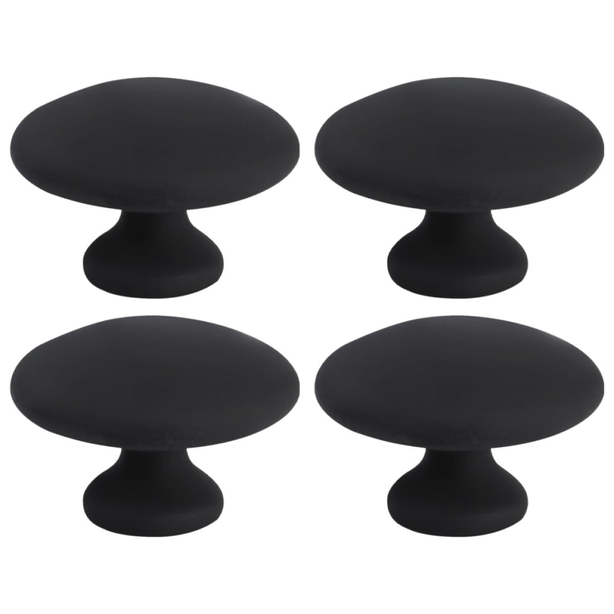 Alipis Set 4 Pezzi Strumenti Gua Sha Viso in Pietra Nera Compatti e Facili da Usare per Massaggi Muscolari e Relax a Casa