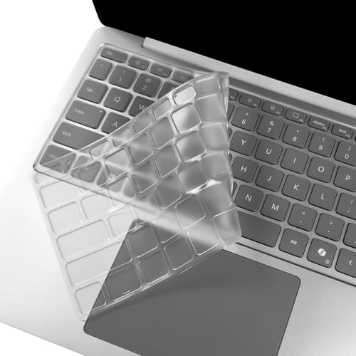 Protector de teclado ultra delgado transparente para Microsoft Surface Laptop 13" 2025 miniatura 3