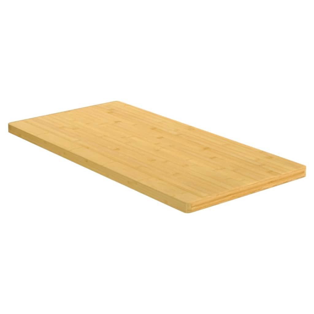 vidaXL Tablero de Mesa de bambú 50x100x2,5 cm, Tablero de Mesa de Repuesto, Tablero de Mesa de café, Tablero Mesa Rectangular
