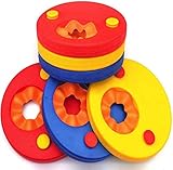 Tamaño del agujero: 8,5 cm / 3,35 ”. El paquete incluye: 6 brazaletes de cada color 2 piezas.  