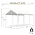 Gardesol Carport, 10’ X 20’ Heavy Duty Car Canopy with Powder-Coated Steel Frame, Easy to Assemble Portable Garage for Car, Boat, Party Tent with 180g PE Tarp for Wedding, Garden, 8 Legs, White