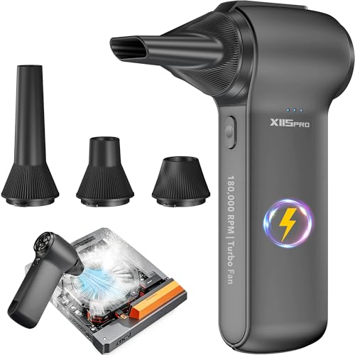 ZANXELORR Compressed Air Duster, 180000RPM Turbo Fan Blower