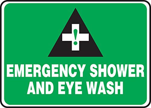 Panneau Emergency Shower and Eye Wash en Aluma-Lite robuste