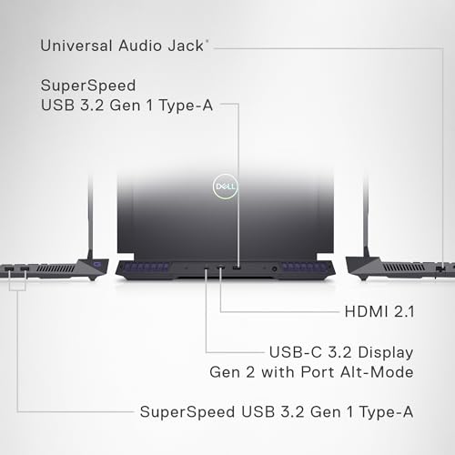 Dell G16 7630 Gaming Laptop - 16-inch QHD+ 240Hz 3ms Display, Intel Core i9-13900HX, 16GB DDR5 RAM, 1TB SSD, NVIDIA GeForce RTX 4070 8GB GDDR6, Windows 11 Home, Onsite Service - Metallic Nightshade