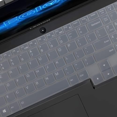 Image of Saco Laptop Keyboard Protector Cover for 2024 Lenovo LOQ 15.6 Inch|Legion 5|Lenovo Legion 5 Pro /Legion Slim 5 5i 16 inch|Lenovo ideaPad Gaming 3 3i 15.6 Inch Gaming Laptops - Transparent