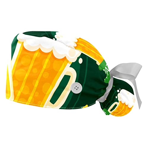 Casquettes de travail JDEZ anti-transpiration chapeaux trèfles de la bière