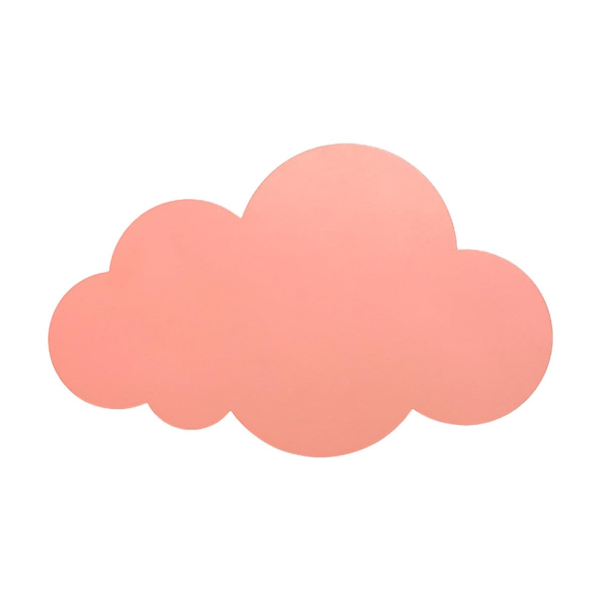 Applique Murale Nuage en PVC Rose Légère et Pratique pour Chambre à Coucher, Décoration Chic Augmentant l'espace Diverses Pièces