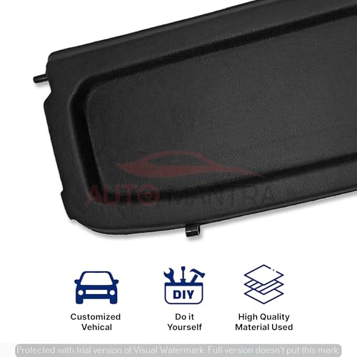 Image of Car Parcel Tray Diggi Luggage Tray in Perfect Fitting Compatible for 3XO| Does not fit with The Wiper Model on The Back Glass