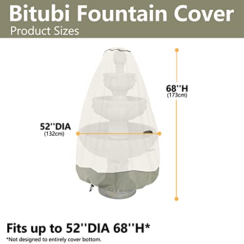Housse de protection pour fontaine extérieure imperméable et coupe-vent - 3