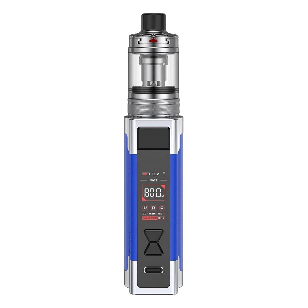 Aspire Zelos 3 Kit Sigaretta Elettronica Svapo 80W (BLU) con Atomizzatore Nautilus 3 da 4ml Batteria 3200mAh e 2 Coil Nautilus Incluse nella Confezione