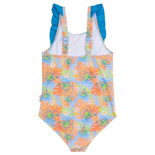Image of SwimZip Girls' Ruffle One-Piece Swimsuit with UPF 50+ Sun Protection