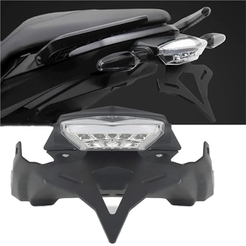 Support de plaque d'immatriculation pour BMW F900R 2020-2024 blanc