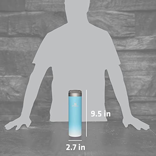 Image of STANLEY AeroLight Transit Bottle 20 oz Locking Drink Through Lid Leak Resistant Water Bottle or Coffee Travel Mug Lightweight Insulated Stainless Steel BPA-Free Pool