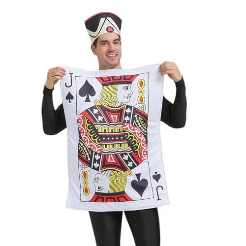 syayw Disfraces de Cosplay | Disfraz De Carta De Juego Con Tirante Dividido Al Hombro,Traje de Cosplay para de Carnaval y Disfraces,para de Máscaras de Adolescentes y Adultos