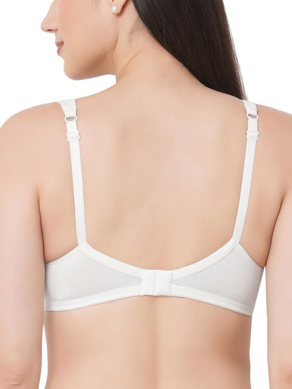 Image of Inner Sense Organic Cotton Bamboo Bra for Woman with Concentric Stitches I Full Coverage Bra for Heavy Bust with Side Support I Non Padded Innerwear with Wire-Free Design