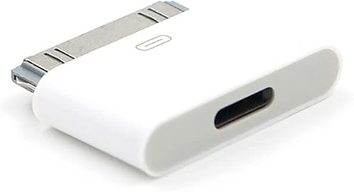 Miniatura 2 de Apple MFi - Adaptador de 30 pines macho a hembra de 8 pines, convertidor de sincronización de carga Lightning a 30 pines para estaciones de