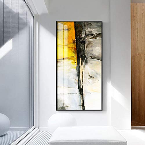 Image de décoration moderne colorée abstraite 55x110cm | Style affiche art mural