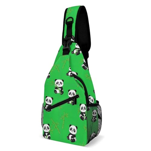 Sac de poitrine panda pour hommes et femmes idéal pour le sport